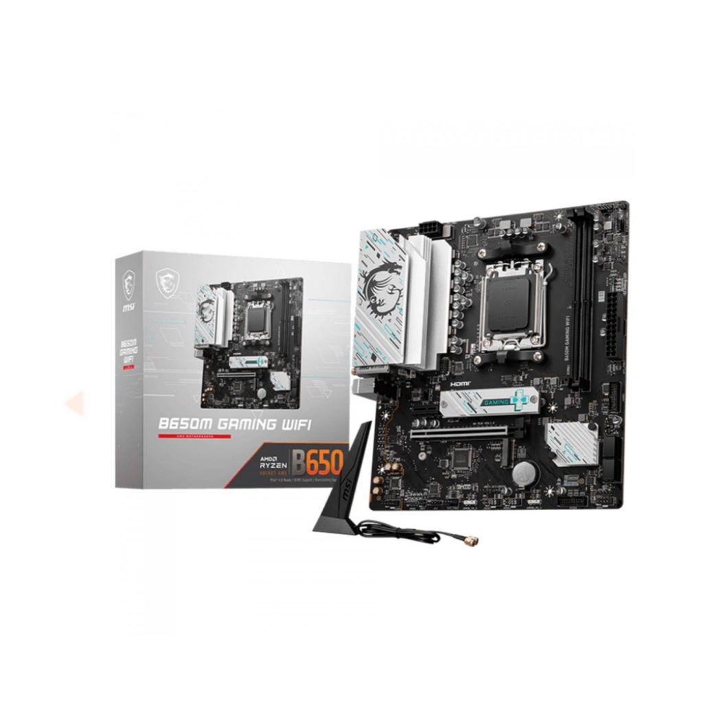 Placa Mãe MSI B650M Gaming WiFi, Chipset B650, AMD AM5, mATX, DDR5