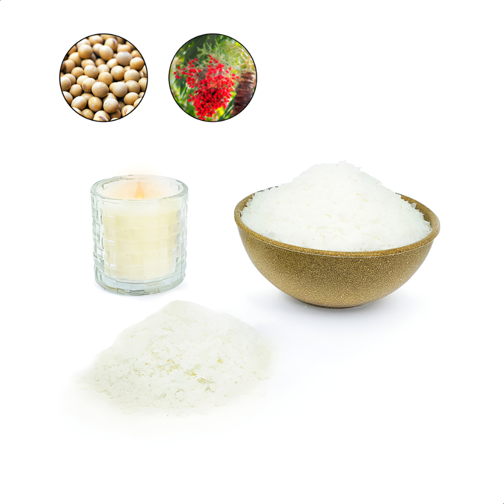 Imagem Cera Vegetal De Coco Em Escamas Pronta Para Uso Para Velas Decorativas Desmoldes Aromáticas Perfumadas