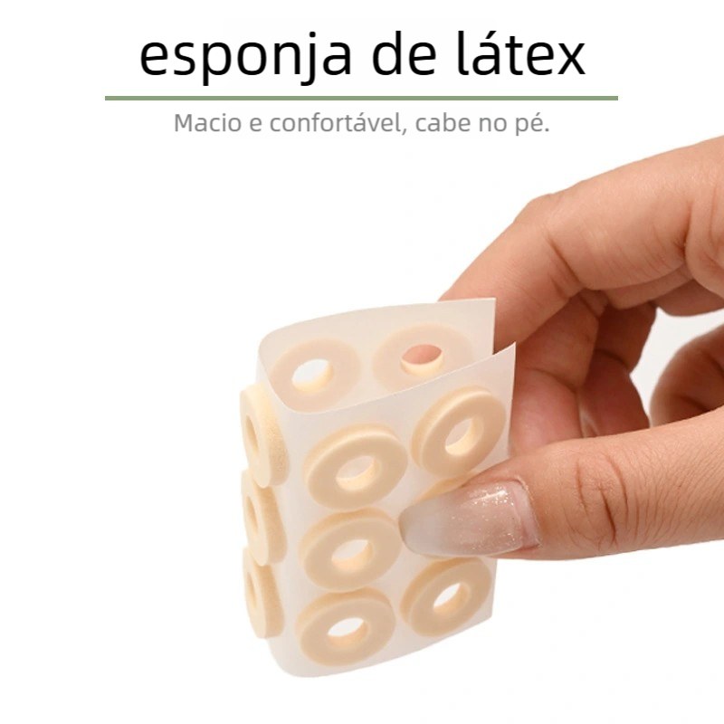 Protetor de Áreas Específicas do Pé - 15 Pçs Esponja de Látex Contra Calos em Oferta na Shopee