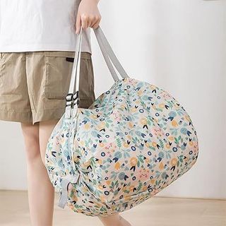 Bolsa De Alta capacidade Dobrável de Viagem Grande em Poliéster Leve – Sacola Compacta e Resistente