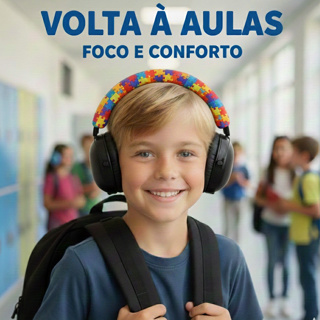 Abafador autista, capinha costurada personalizada em Oferta na Shopee