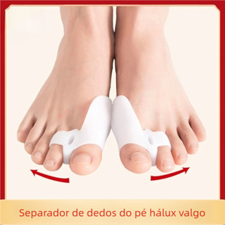 Protetor de Joanete de Silicone Macio Anti-Desgaste Protege Dedos Alivia Dor Corretor de Dedos Par em Oferta na Shopee