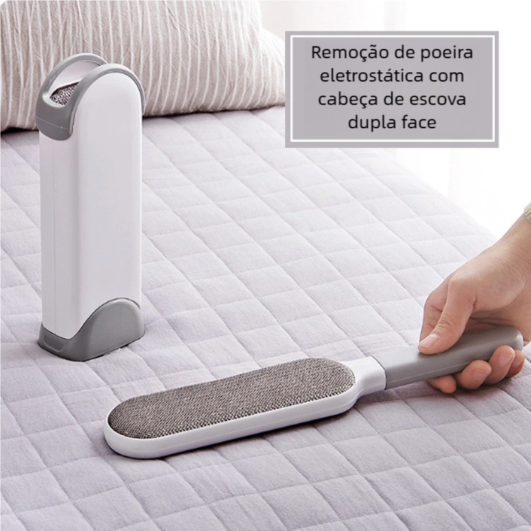 Escova Mágica Tira Pelos Pet - Ideal para Roupa, Sofá e Cama | Pronta Entrega