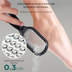 Arquivo de Pedicure de Aço Inoxidável para Uso Doméstico Removedor de Pele Morta e Calos Ferramenta de Lixar Pés para Cu