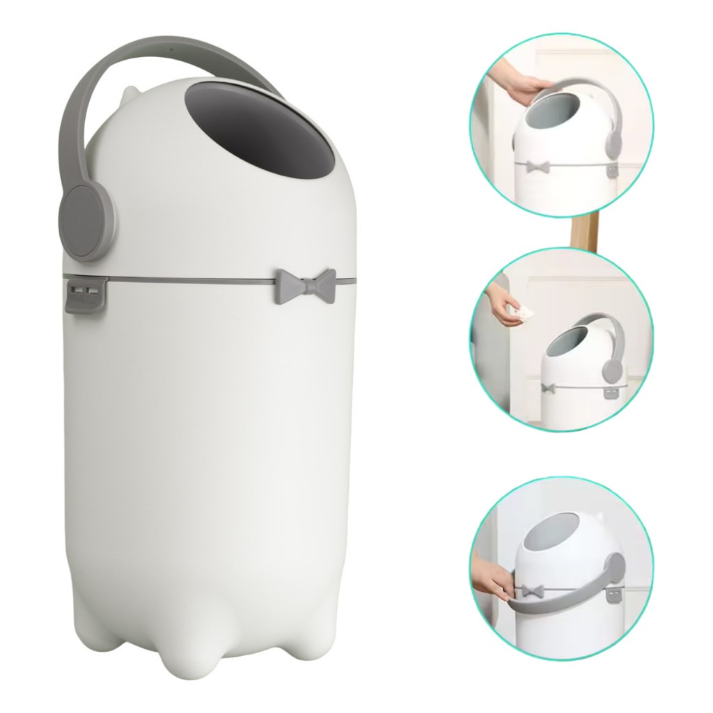Lixeira Antiodor Fraldas Bebe Lixo Magico Banheiro Anti Odor