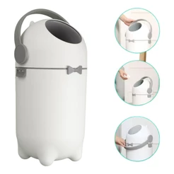 Lixeira Antiodor Fraldas Bebe Lixo Magico Banheiro Anti Odor