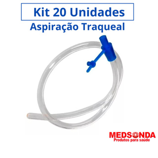 Sonda Aspiração Traqueal (kit 20 Unidades) Medsonda em Oferta na Shopee