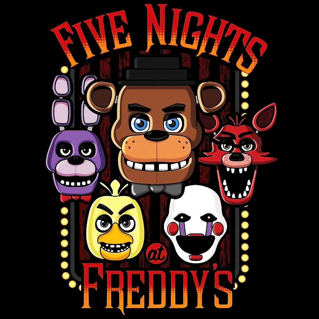 Camiseta Infantil FNAF Camisa Five Nights Freddy Blusa Cinema Filme Aniversário Esportes Academia em Oferta na Shopee