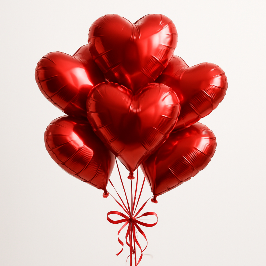 Kit Balão Coração Vermelho 45cm Metalizado P/ Namorados - Festa e Decoracao em Oferta na Shopee