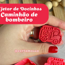 Ejetor Modelador de Docinho e Brigadeiro Caminhão de Bombeiro [MODELO NOVO]