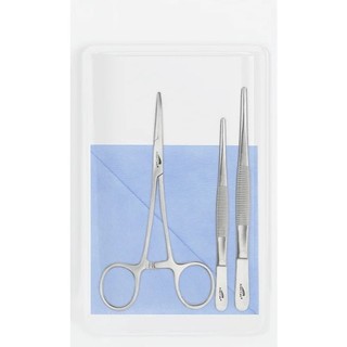 Kit Curativo Estéril Avant Care com Pinças e Campo Cirúrgico para Higienização de Ferimentos
