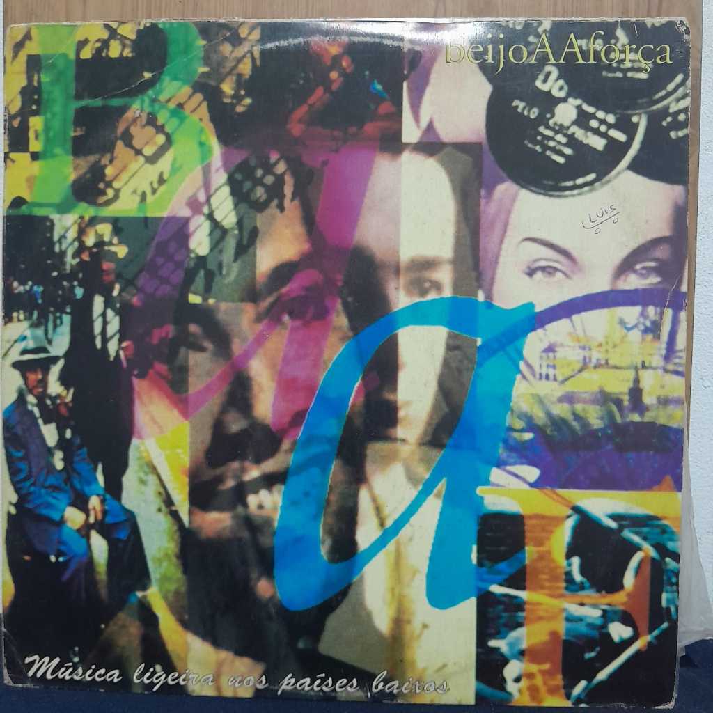 LP BEIJO À FORÇA — MÚSICA LIGEIRA NOS PAÍSES BAIXOS — LANÇAMENTO NACIONAL DE 1993, EM ESTADO ÓTIMO. DISCO COM GRAVAÇÃO I