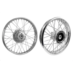 Jogo de Rodas Montada Alinhada Raio Cromado 4mm Honda NXR Bros 125 150