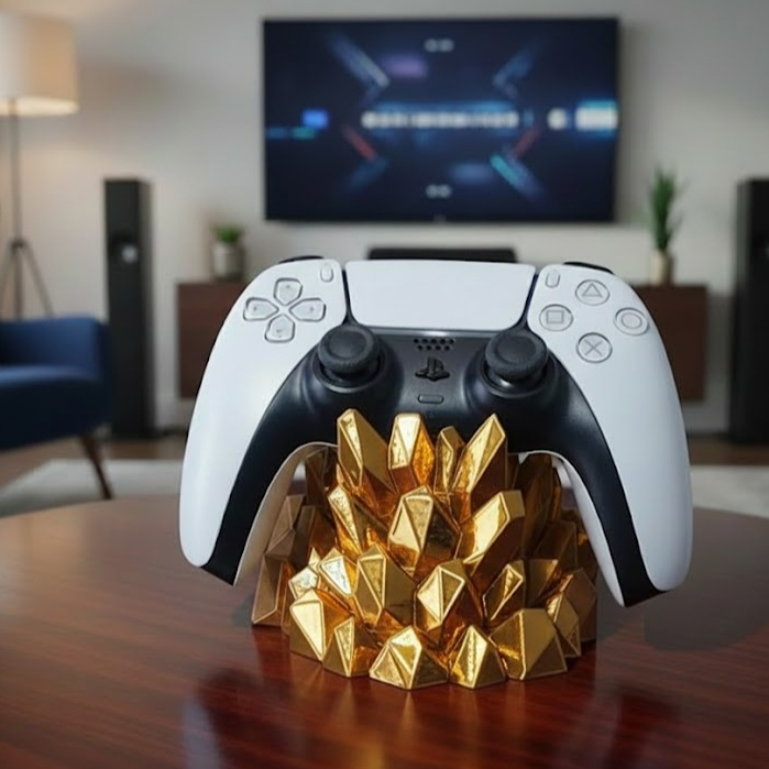 Suporte Controle PS5 PS4 Xbox Series S Base de Mesa Gamer Presente Geek Joystick Lembrancinha Gamer