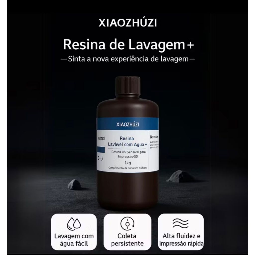 Resina lavável em água e Standard 3D impressão 3D 405 UV LED XiaoZhuzi Impressora 3D anycubic