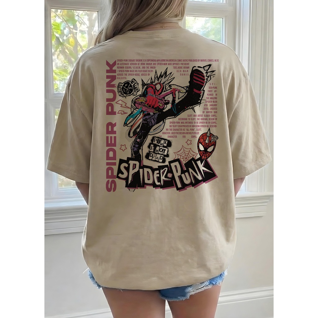 Camiseta Feminina Spider Not Camisa Manfinity 100% Algodão Street Wear