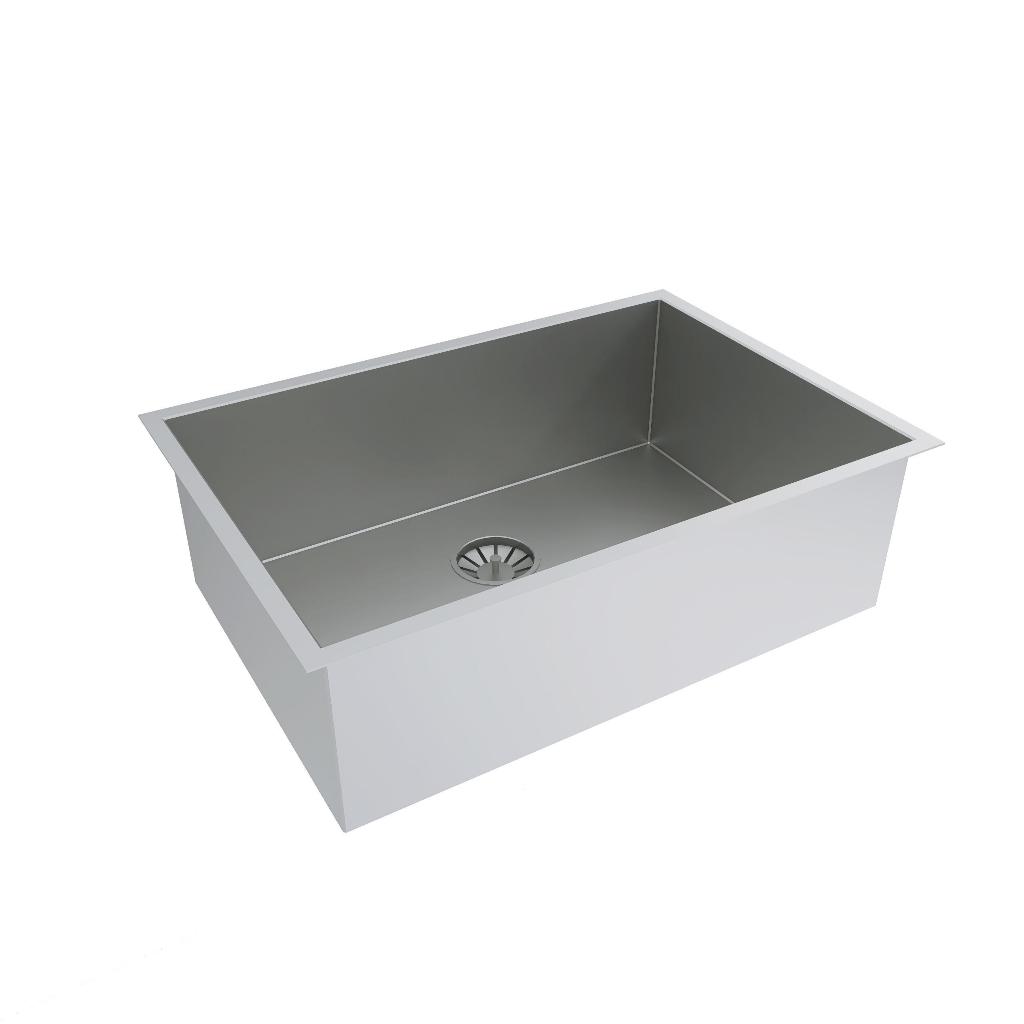Cuba Inox 304 Escovado 50x40 Quadrada para Cozinha Gourmet