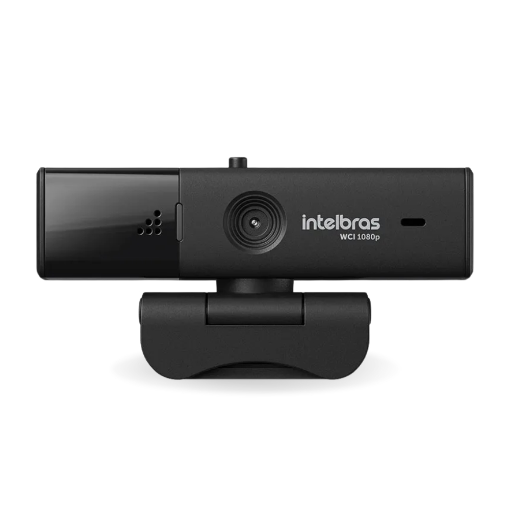 Webcam Câmera USB Intelbras WC1080P Full HD 60fps Videoconferência Streaming Gravação Microfone Integrado