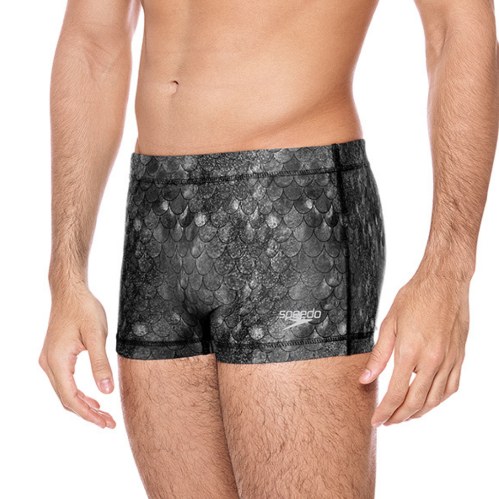 Sunga Boxer Skin Adulto Speedo Smart Compression Alto Desempenho Natação - PRETO