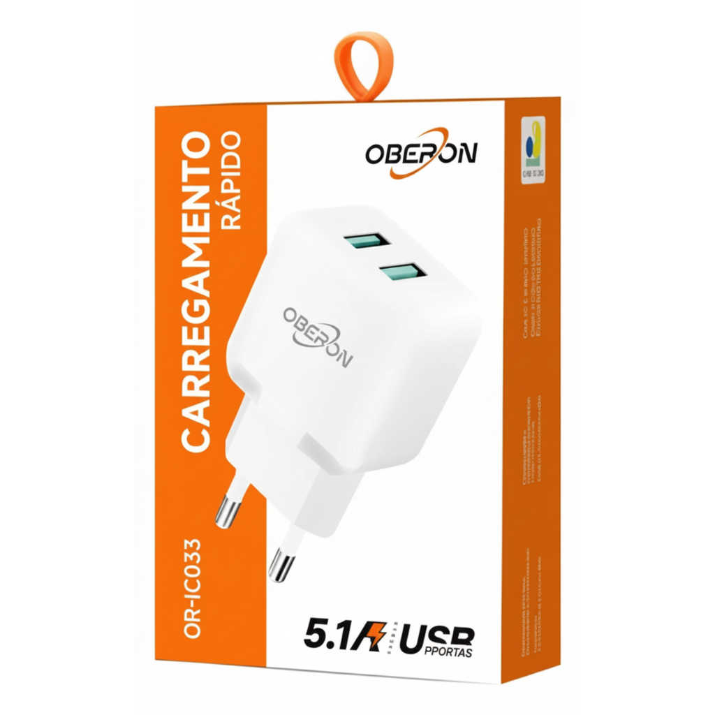 CARREGADOR PARA IPHONE 2 SAIDAS USB - COM CABO LIGHTNING IOS em Oferta na Shopee