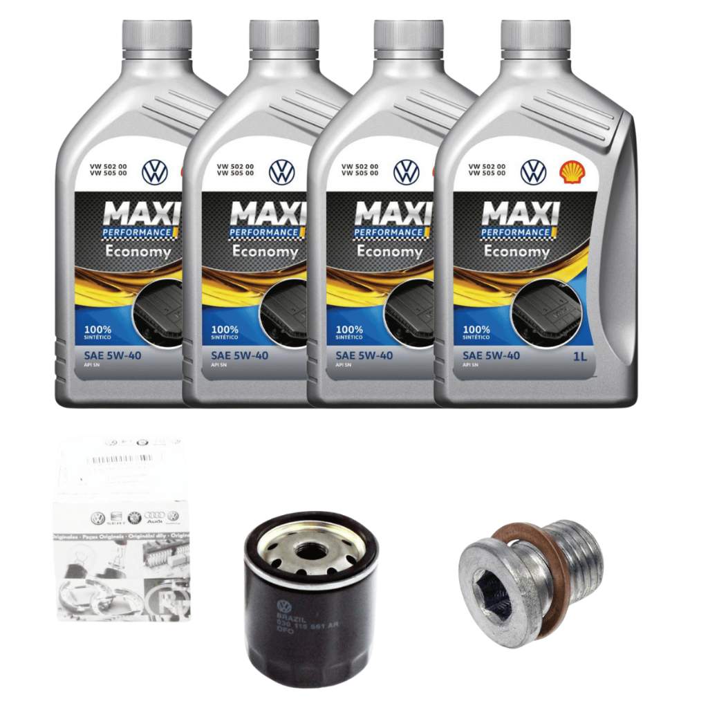 Kit Troca Oleo Gol G4 + Filtro Gol Fox 1.0 1.6 Original Vw em Oferta na Shopee