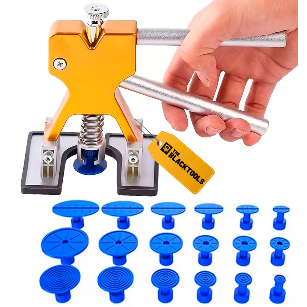 Repuxadeira Martelinho De Ouro Kit Martelinho Com 18 Ventosas - The Black Tools