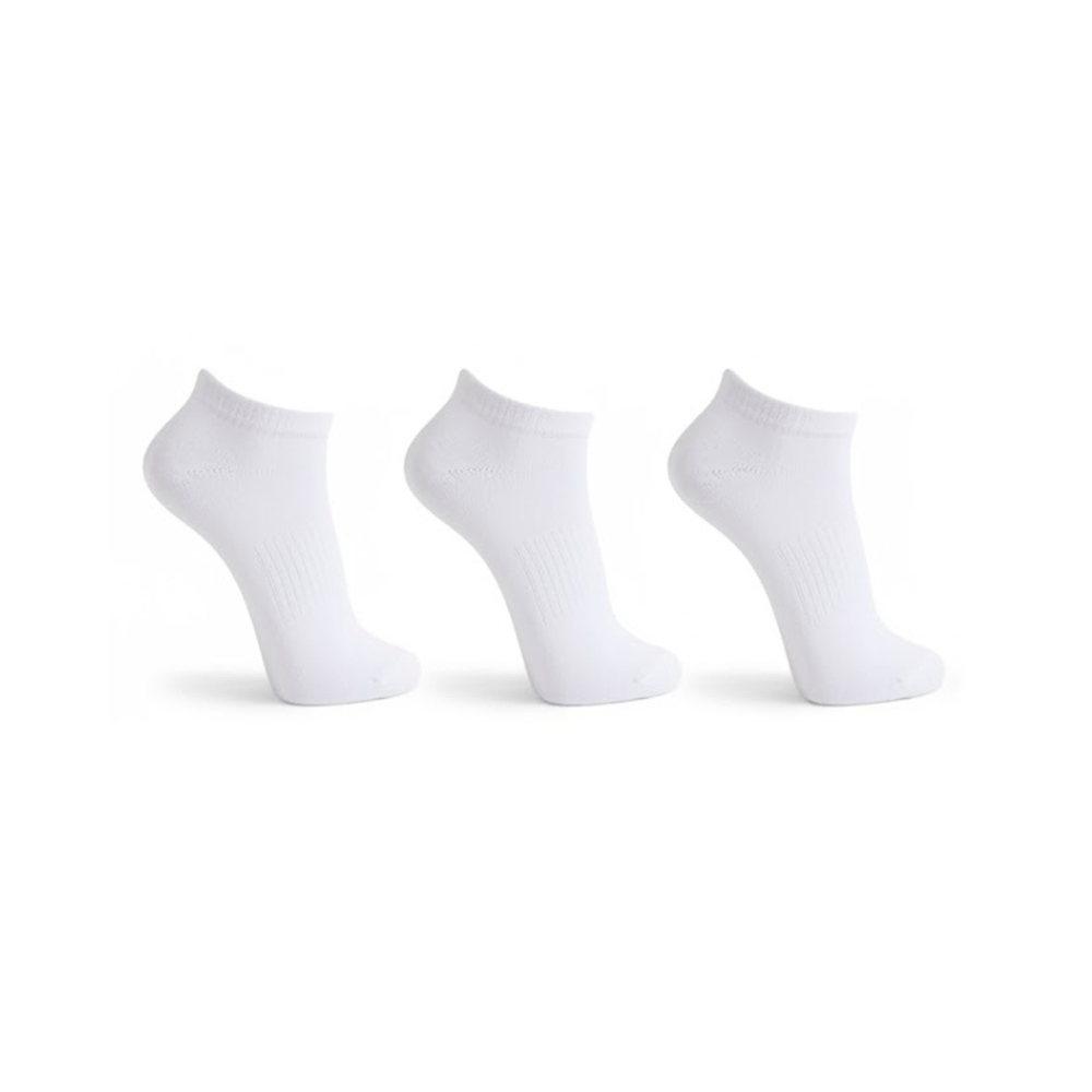 Kit 3 Pares Meia Masculina Feminina Soquete Cano Curto Branca em Oferta na Shopee
