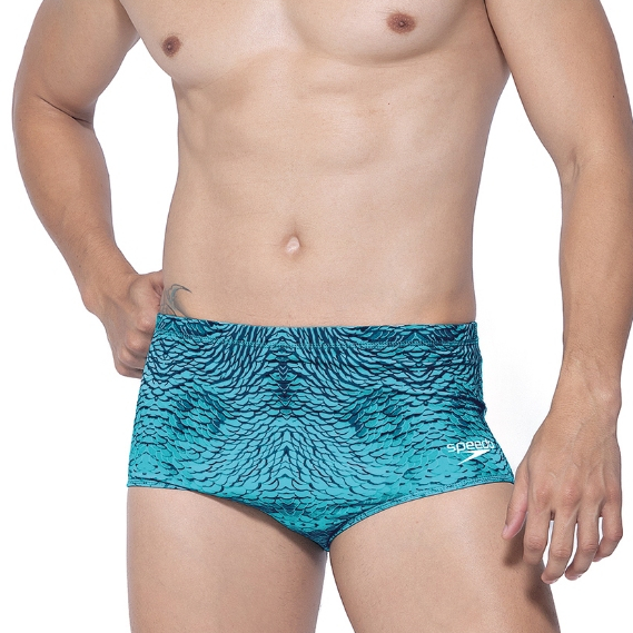 Sunga Tradicional Adulto Escama Speedo Com Lycra Xtra Life Proteção UV - ACQUA MARINE
