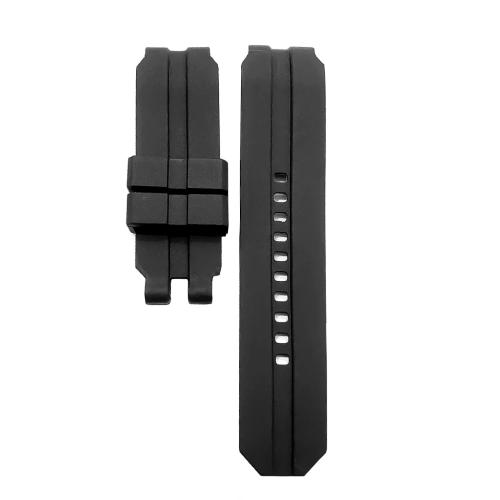 Pulseira compatível com Relógio Oakley Gearbox Borracha Preto