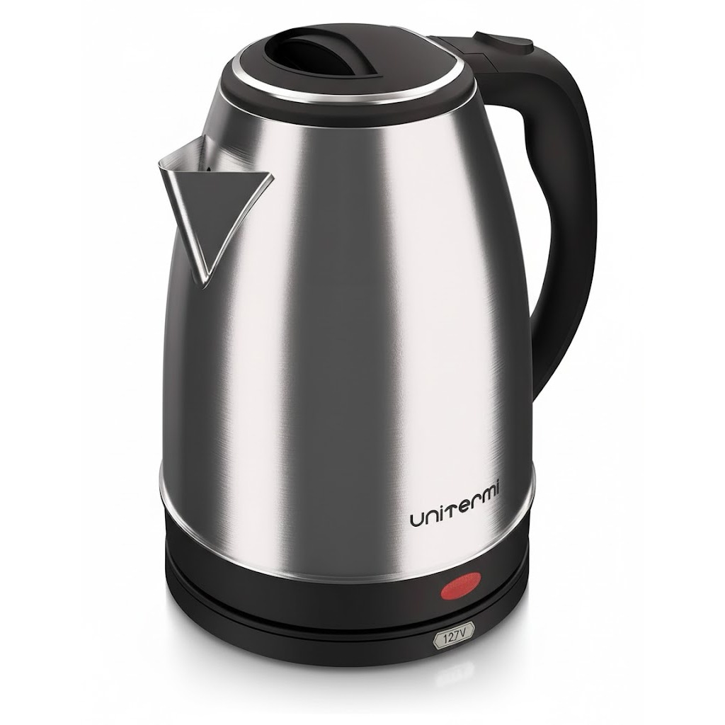 Chaleira Elétrica em Inox Unitermi Atacama 127V com Base Giratória