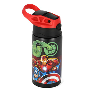 Garrafa Meninos Avengers Marvel Vingadores Aço Inox 500ml Cor Preto - luxcel em Oferta na Shopee