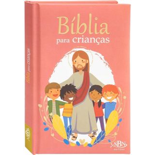Biblia para Crianças -  Feminina - Capa Almofadada em Oferta na Shopee