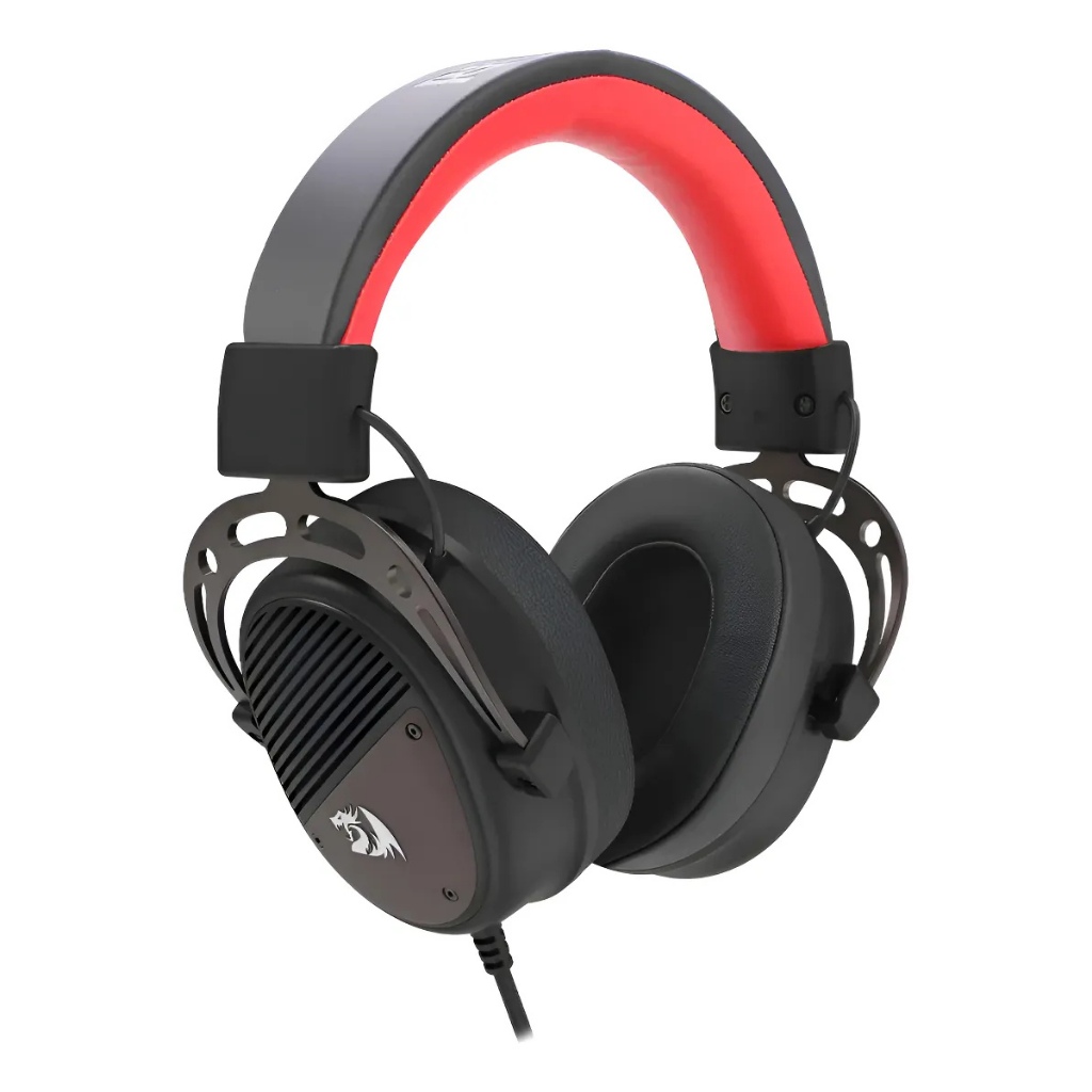 Headset Gamer Redragon Thoridal H730 USB 7.1 Black Surround - Fone