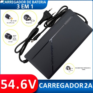 Carregador Scooter Eletrica 54.6V - 2A  Ah Lítio Harley Citycoco em Oferta na Shopee