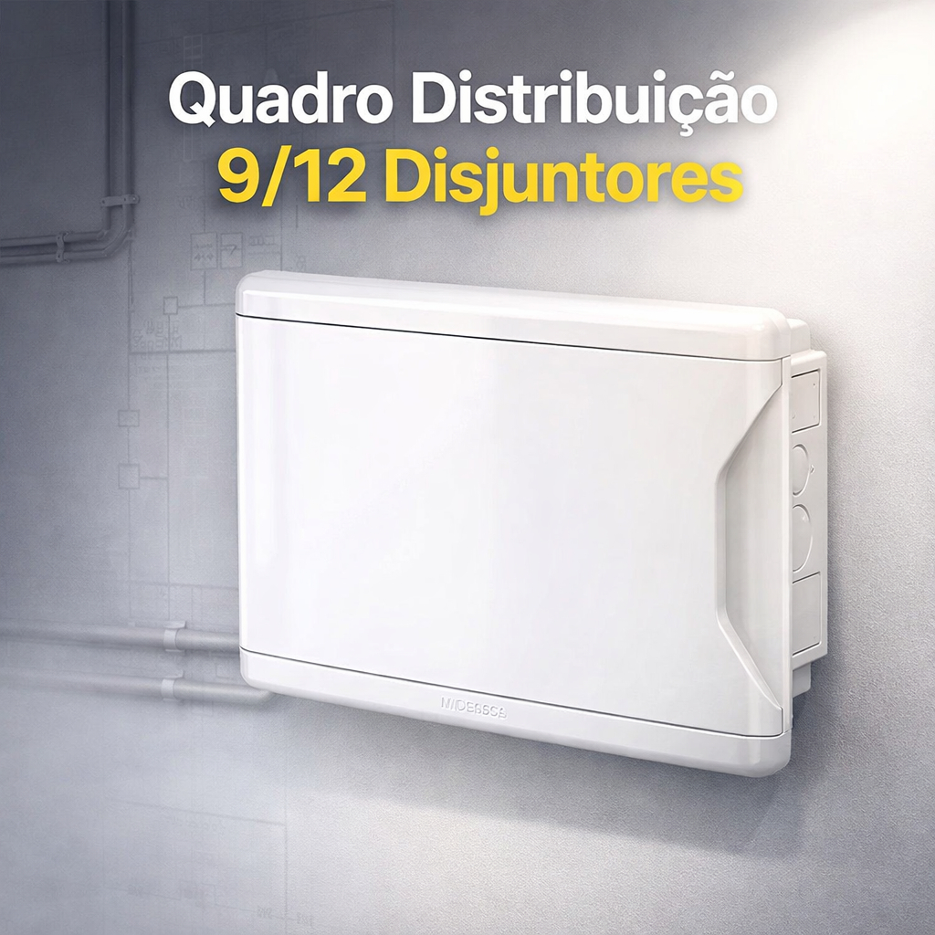 Quadro Distribuição 9/12 Disjuntores - Krona