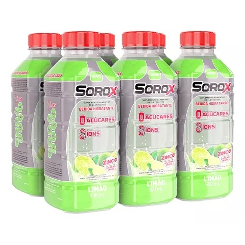 Pack com 6 - Sorox Limão 550mL em Oferta na Shopee