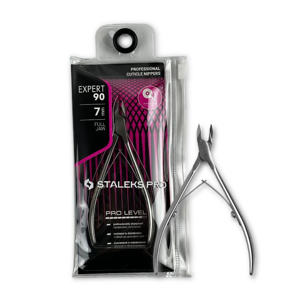 Alicate De Cutícula Staleks Pro Expert 90 7 Mm Profissional