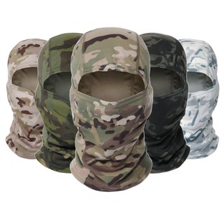 Máscara Balaclava Tática Camuflada Respirável | Airsoft, Moto, Ciclismo e Proteção UV