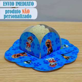 Forminha Personalizada para Docinho Patrulha Canina Forminha temática para Brigadeiro Pétala festa aniversário em Oferta na Shopee