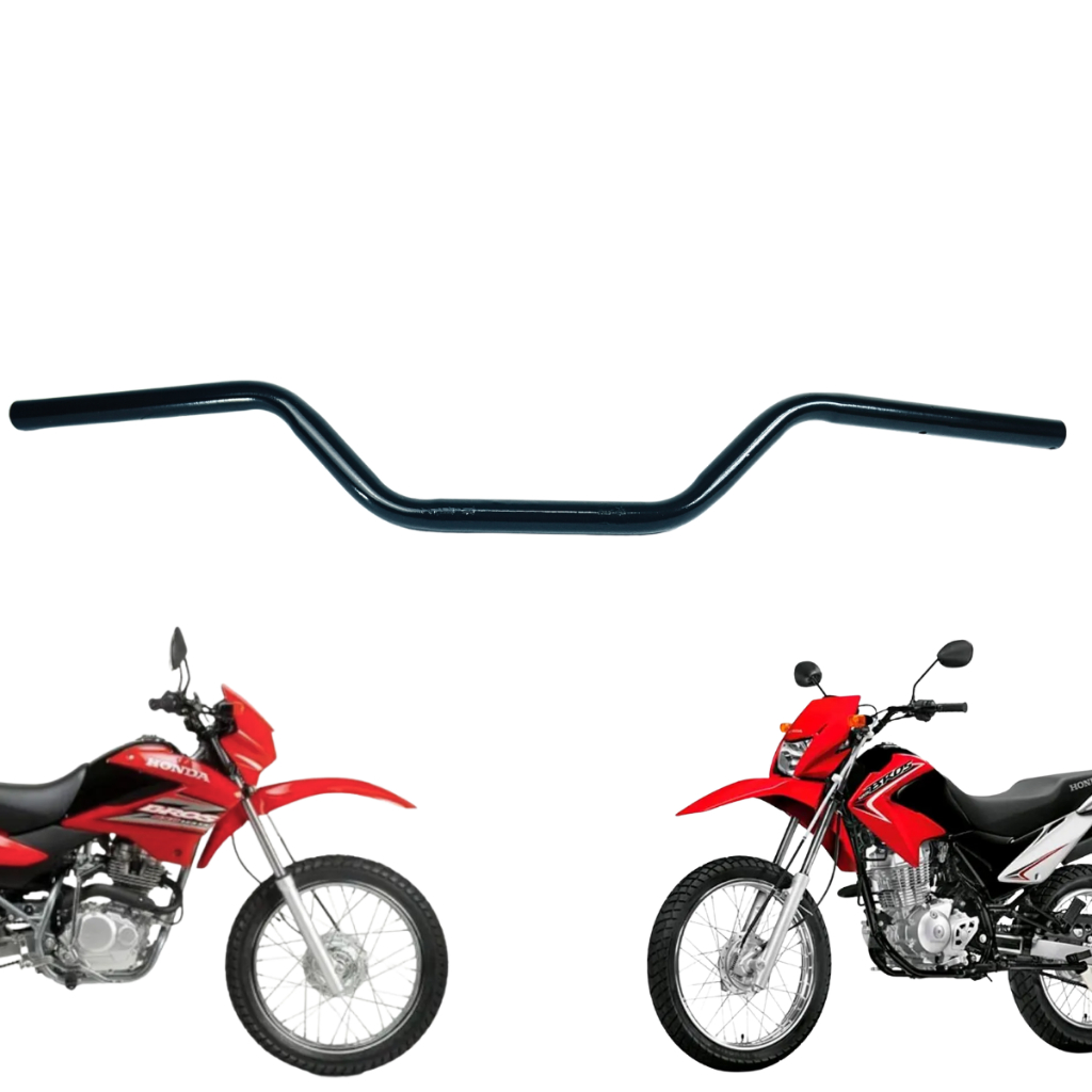 Guidão NXR Bros 125 150 Preto Aço Tubular Padrão Original 2003 a 2014 Honda em Oferta na Shopee