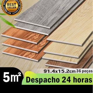Adesivo 5㎡ Régua De Ajuste De Piso De Vinil Etiqueta Lavável De Madeira Autoadesiva 91cm x 15cm em Oferta na Shopee