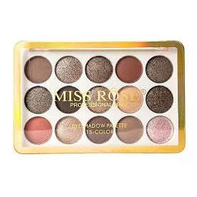 Paleta de Sombra Miss Rose Fashion 15 CORES
