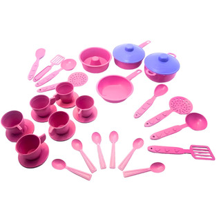 Kit  Cozinha 1 Hora do Café + 1 Sonho de Cozinha + 1 Minha Cozinha / Cozinha Completa Panelinhas Xicaras Infantil