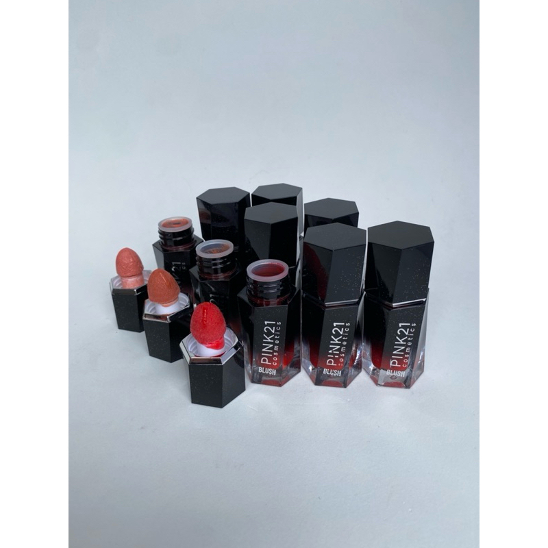 Blush Líquido Pink 21 Cosmetics 7ml Black É a Nova Cor Variações 1 2 e 4 Maquiagem Facial