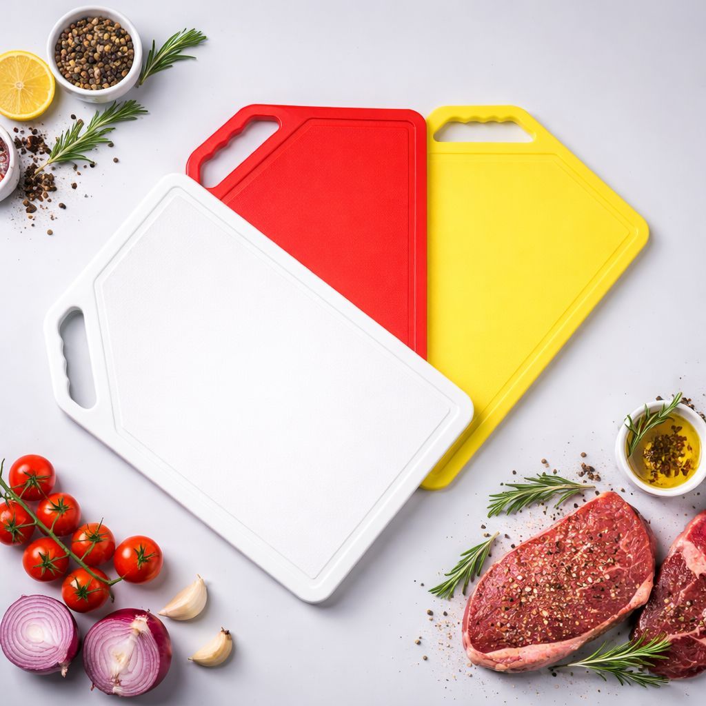 Tábua De Corte Antibacteriana Carne Legumes Prática Cozinha Não Solta Resíduo