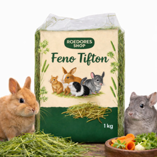 Feno Fresco Verdinho Para Coelhos Hamster Porquinhos da Índia e Chinchila Pets 500g 1kg 2kg 4kg em Oferta na Shopee