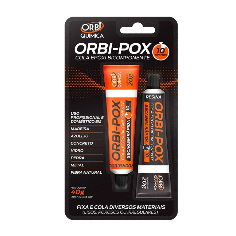 orbi-pox cola super resistente  tipo araudite