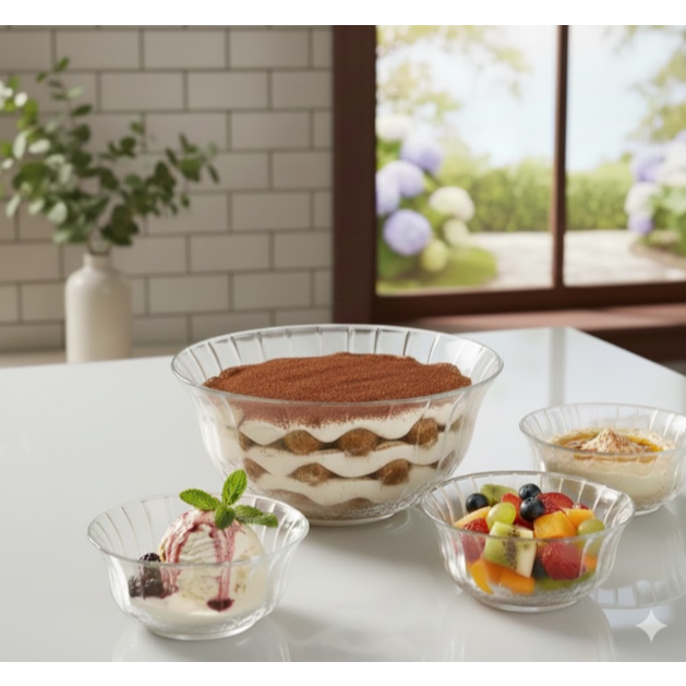 Conjunto De Bowls De Vidro Konia 7 Peças em Oferta na Shopee