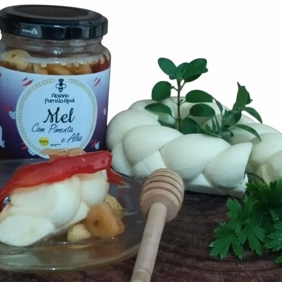 Mel fermentado com alho puro, cru, prebiotico fermentação natural, mel com alho e pimenta trata intestino... em Oferta na Shopee