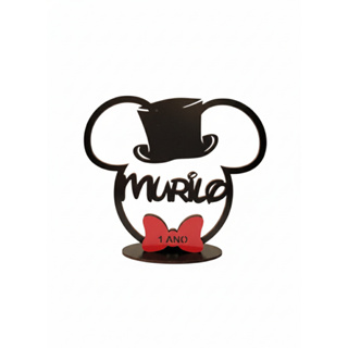 20 Centro de mesa do Mickey Circo - personalizado Com Nome em Oferta na Shopee